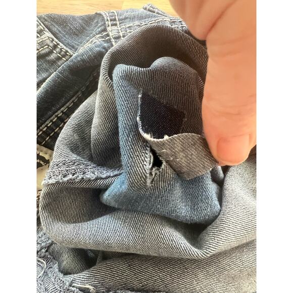 Vintage Y2K 2000s 17/21 Exclusive Denim Women's Jeans Missing Back Button Size 4 - Picture 14 of 14